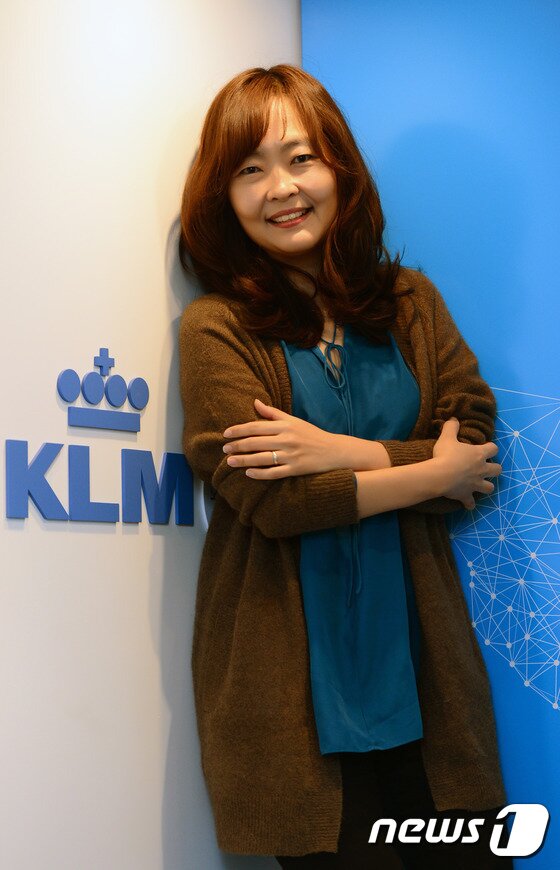 본문 이미지 - 이문정 에어프랑스KLM 한국지사장이 N트래블과 인터뷰를 갖고 있다. 2017.2.9/뉴스1 ⓒ News1 박지혜 기자