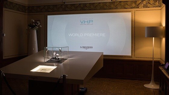 본문 이미지 - <사진 = 스위스 뉴샤텔 천문대에서 열린 론진 콘퀘스트 V.H.P 론칭 현장> ⓒ News1