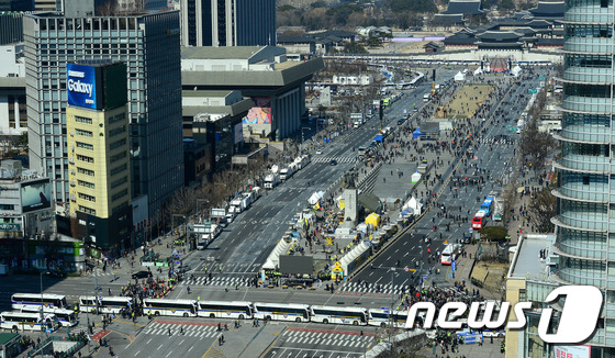 [탄핵인용]반대단체 집회 과열 우려…경찰 '돌발사태' 집중대비