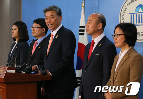 민중연합당 김선동, 대선 출마 기자회견