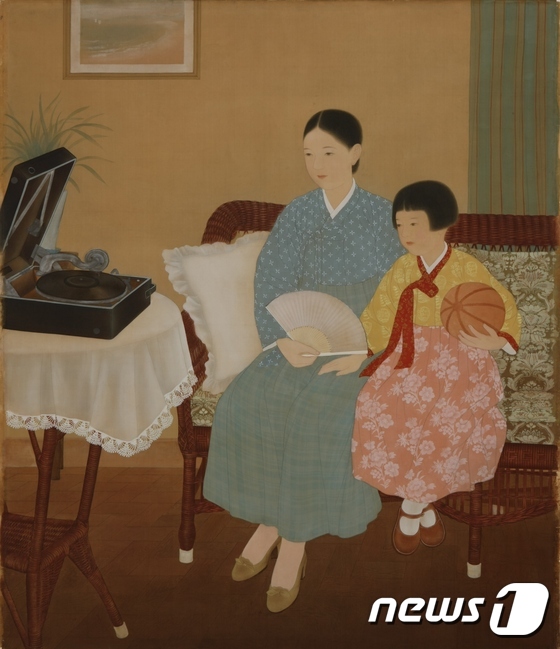 김기창, 정청, 1934,1934, 비단에 채색, 159×314.5, KO 7851 (국립현대미술관 제공) © News1