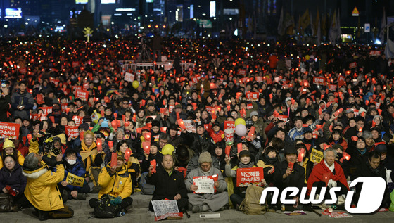 박 대통령 탄핵 촉구 촛불집회