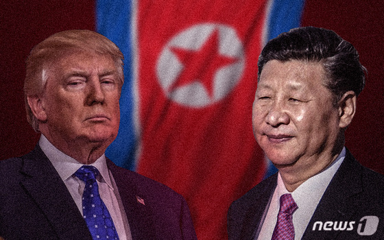 도널드 트럼프 미국 대통령(왼쪽)과 시진핑 중국 국가주석. © News1 최진모 디자이너