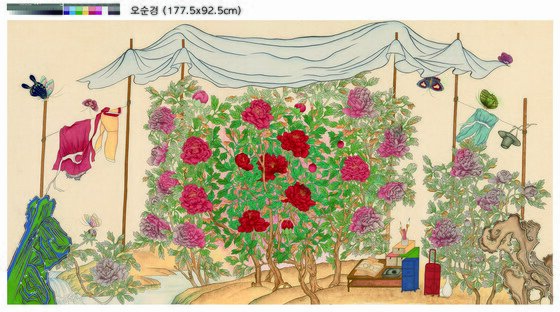 본문 이미지 - '춘화'. 오순경 그림.(나무를심는 사람들 제공)ⓒ News1