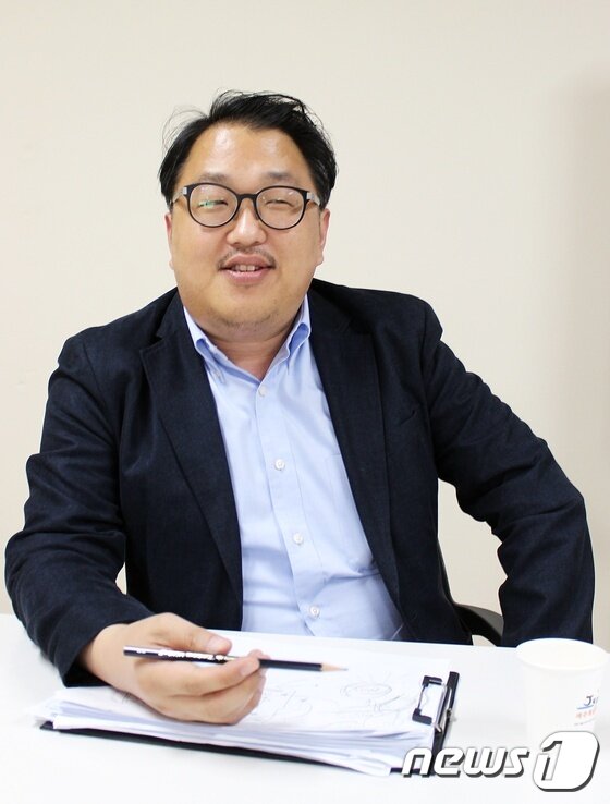 본문 이미지 - 노희섭 제주도 정보융합담당관이 27일 뉴스1 제주본부와 인터뷰를 갖고 있다. 2017.04.28/뉴스1 ⓒ News1 안서연 기자