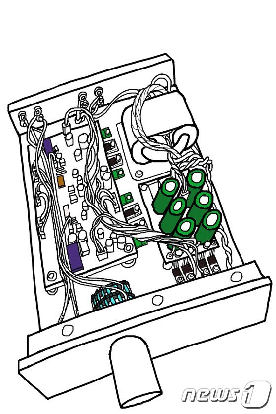 본문 이미지 - 바쿤 인티앰프 7511 내부 모습 ⓒ News1