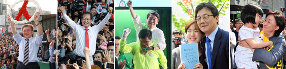 대선 D-8...주요후보들 민심잡기 경쟁 치열