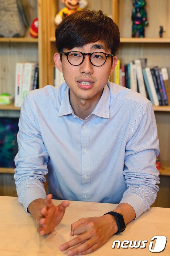 본문 이미지 - 최근 서울 마포구 어울마당로 사무실에서 뉴스1과 인터뷰를 가진 오유근 플레이윙즈 대표 ⓒ News1 임세영 기자