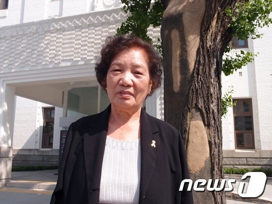 본문 이미지 - 고(故) 이한열 열사 어머니 배은심씨.2017.5.16/뉴스1ⓒ News1 최문선 기자