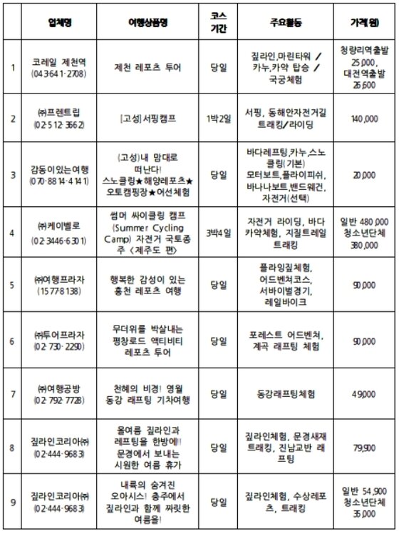 본문 이미지 - 여름레저 상품 ⓒ News1