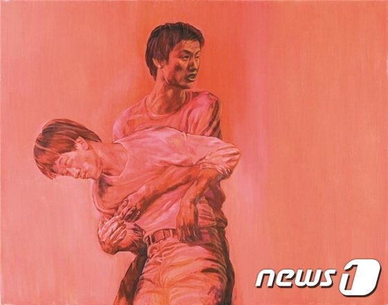 본문 이미지 - 시간 속으로Ⅰ, 유화, 131&times;162cm &#40;대안공간 루프 제공&#41; ⓒ News1