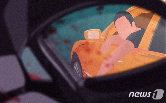 신호대기 앞차에 '빵빵' 재촉한 택시기사…항의하자 돌 던지고 폭행