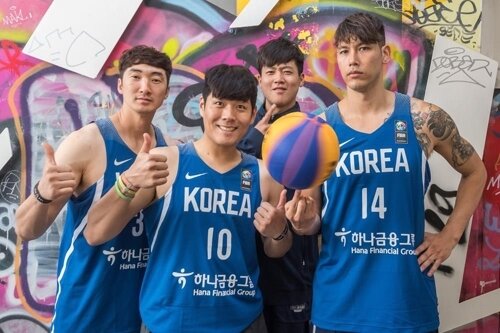 본문 이미지 - 한국 3대3 농구대표팀. (FIBA 홈페이지 캡쳐) ⓒ News1