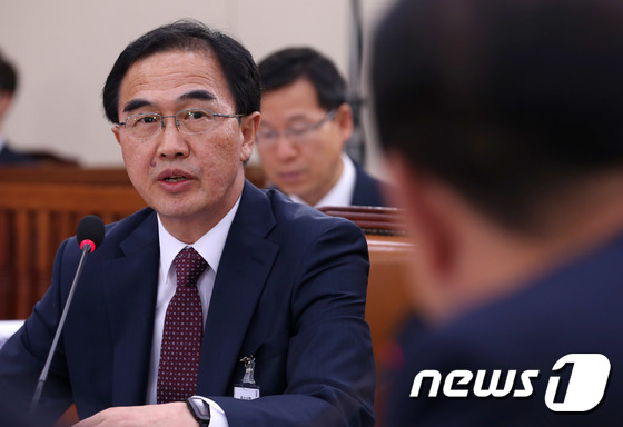 조명균 통일부 장관 /뉴스1 © News1 박정호 기자