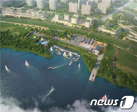 본문 이미지 - 내수면 마리나 예시/자료=해양수산부ⓒ News1