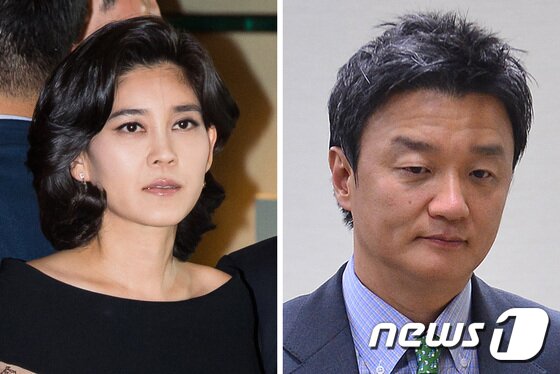 본문 이미지 - 이부진 호텔신라 사장(왼쪽)과 임우재 전 삼성전기 상임고문. (뉴스1 DB) 2017.7.20/뉴스1