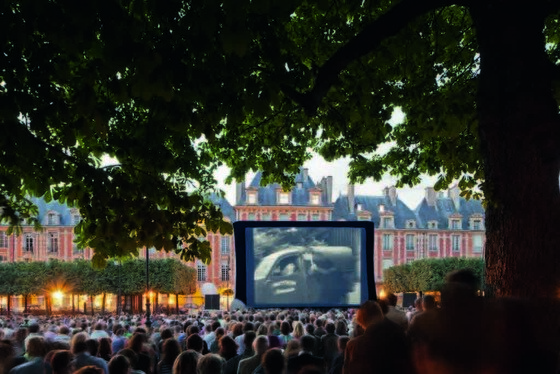 본문 이미지 - 야외 영화 축제. 파리 관광 안내사무소 제공 ⓒ News1