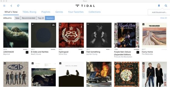 본문 이미지 - 타이달이 서비스중인 MQA 음원들 ⓒ News1