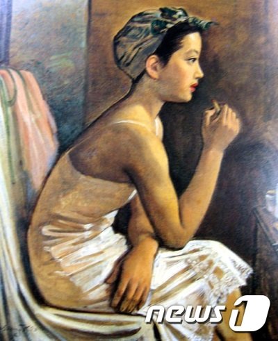 본문 이미지 - 김인승, 여심, 1955, 캔버스에 유채, 44.5&times;38cm ⓒ News1