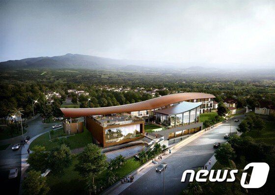 본문 이미지 - 캠퍼트리 리조트의 호텔동ⓒ News1