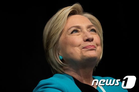 미국 민주당 대선후보였던 힐러리 클린턴 전 국무장관. © AFP=뉴스1
