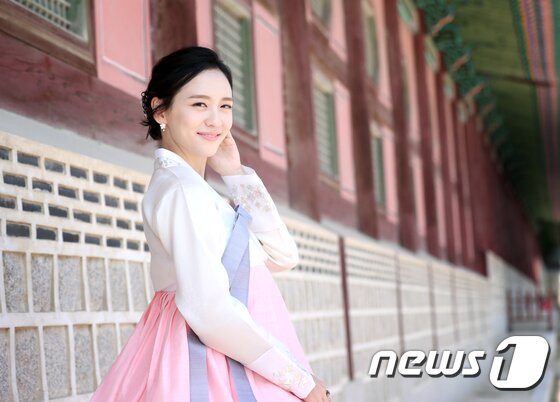 본문 이미지 - 경복궁. 배우 박지현 한복 인터뷰 ⓒ News1 권현진 기자