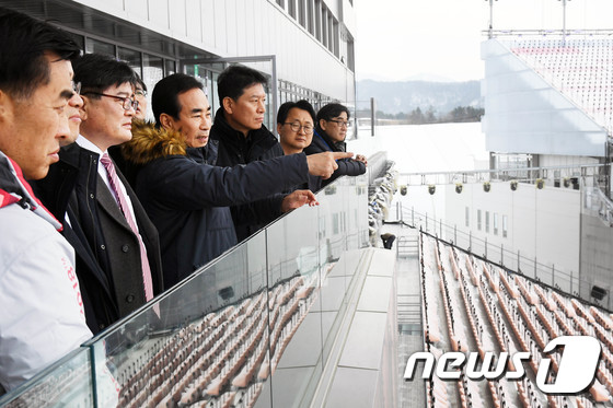 김용진 차관, 평창동계올림픽 현장방문