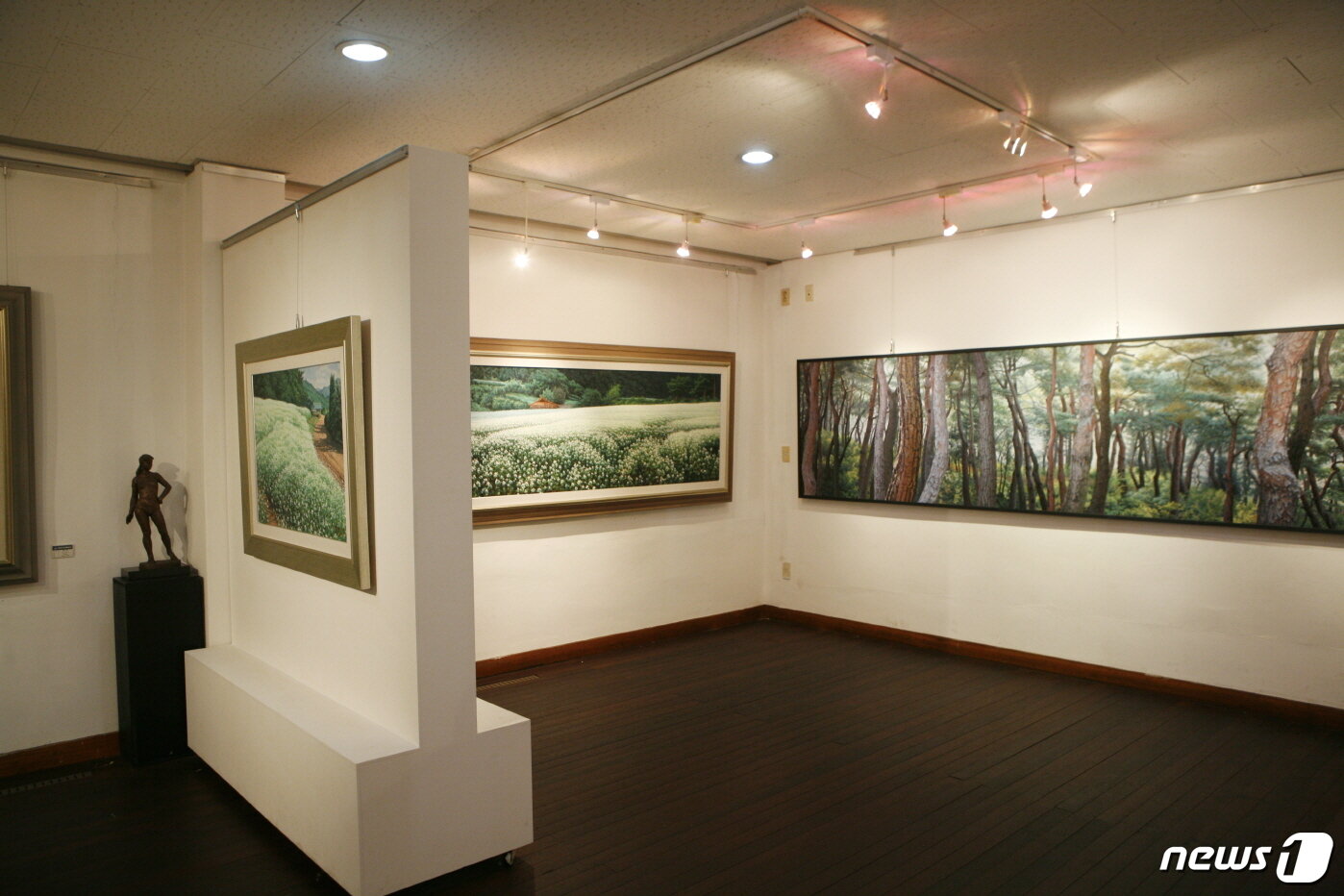 본문 이미지 - 평창 무이예술관 메밀꽃 작품ⓒ News1