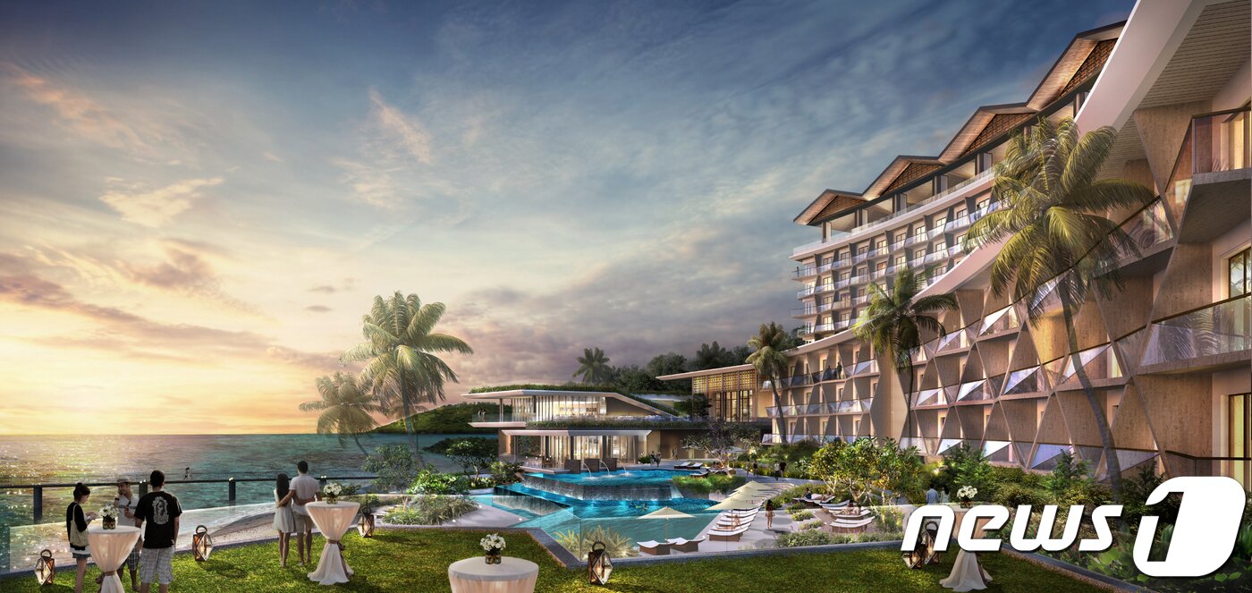 본문 이미지 - 아야나 코모도 리조트 와웨치추 비치 전경ⓒ News1