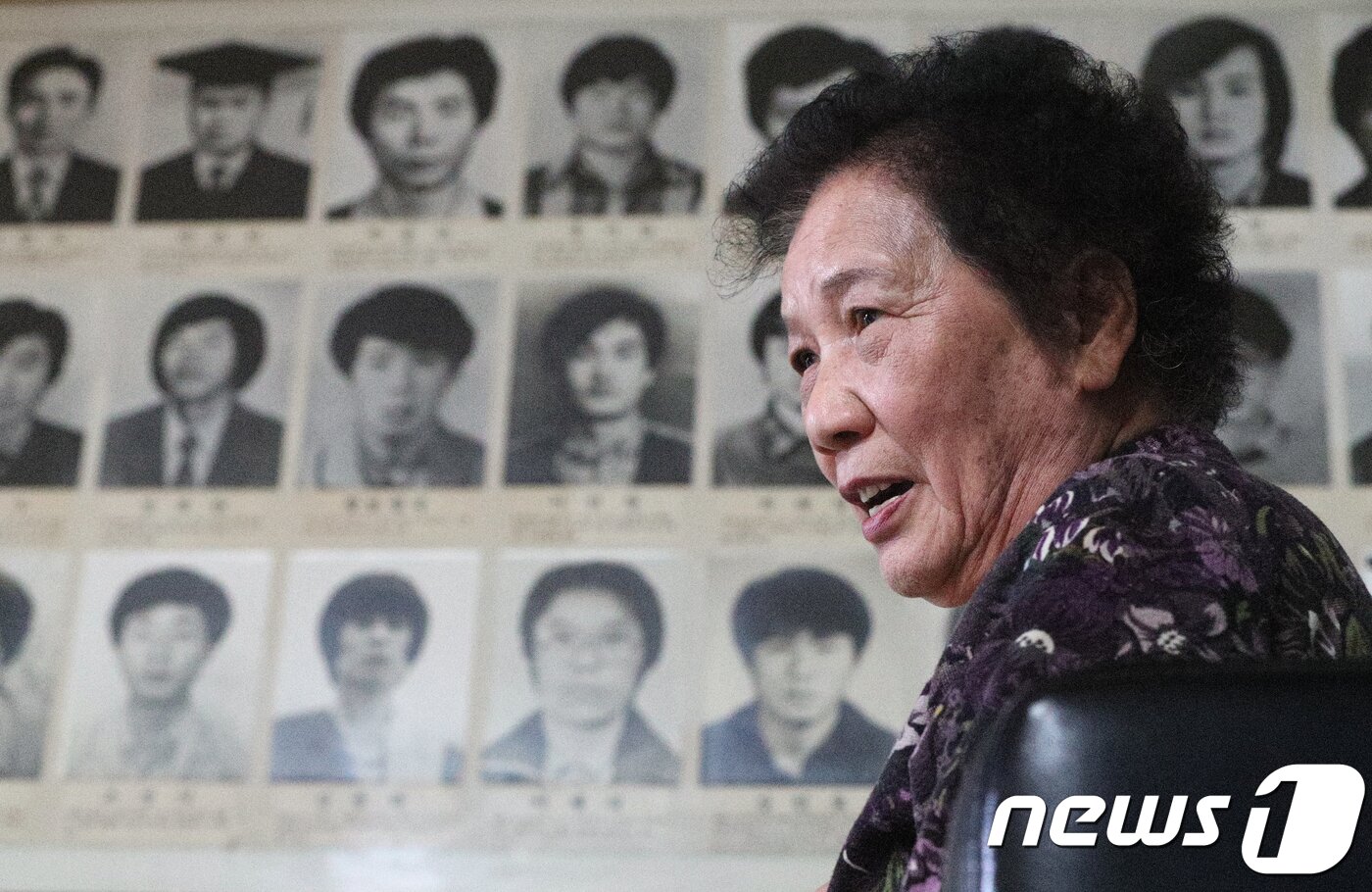 본문 이미지 - 이한열 열사의 어머니 배은심 여사가 6일 오후 서울 종로구 한울삶에서 뉴스1과 인터뷰를 하고 있다.2018.1.6./뉴스1 ⓒ News1 신웅수 기자