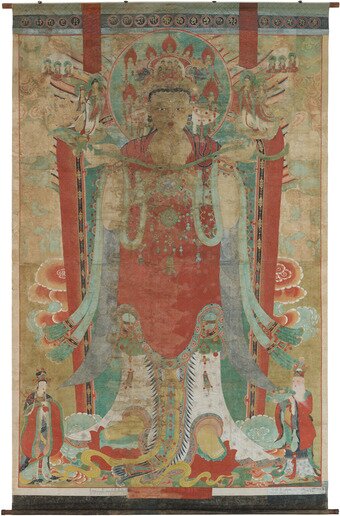 본문 이미지 - 군위 법주사 괘불도.(문화재청 제공)