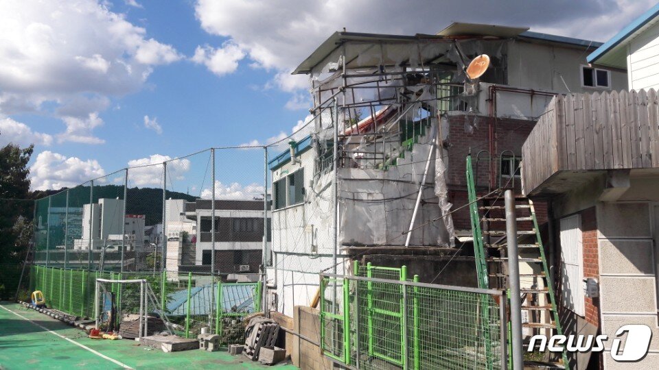 본문 이미지 - 수원시 재개발사업지구인 매교동 209-25번지 일원. ⓒ News1 유재규 기자