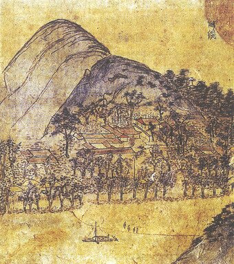 본문 이미지 - 허주유고 속  '동호해람'에 그려진 안동 임청각.(문화재청 제공)