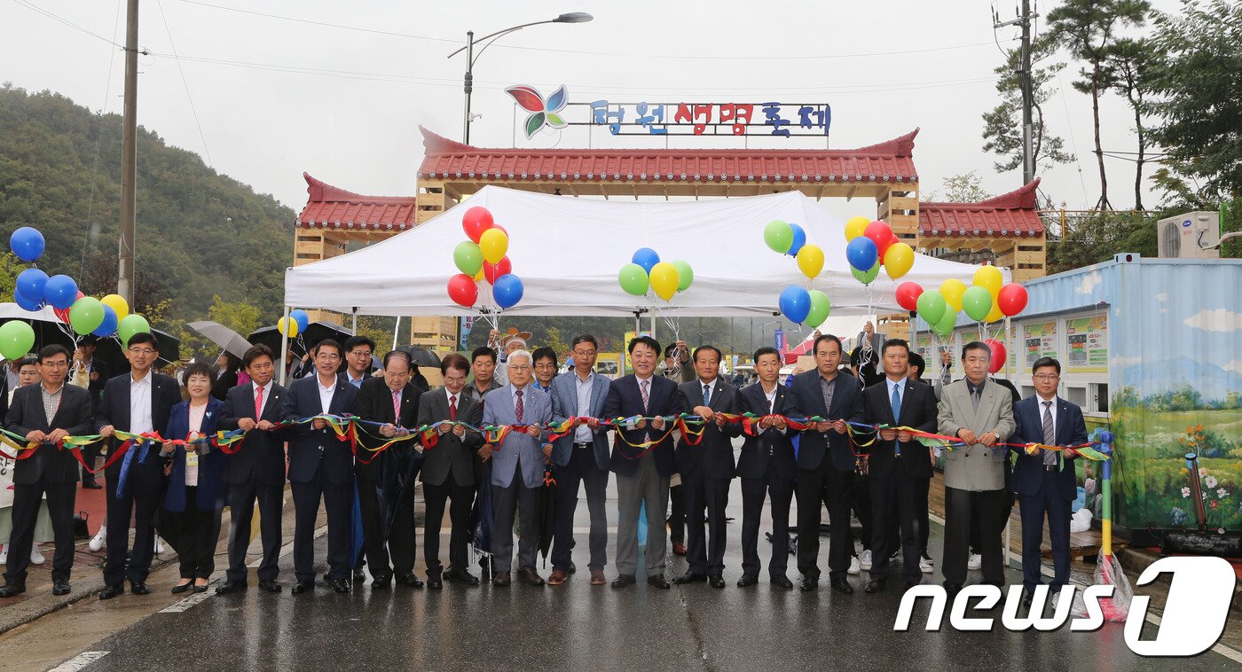 본문 이미지 - 5일 열린 청원생명축제 개막식.ⓒ News1