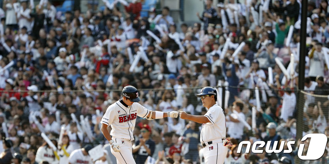 본문 이미지 - 두산에서 뛸 당시의 허경민. /뉴스1 DB ⓒ News1 이승배 기자