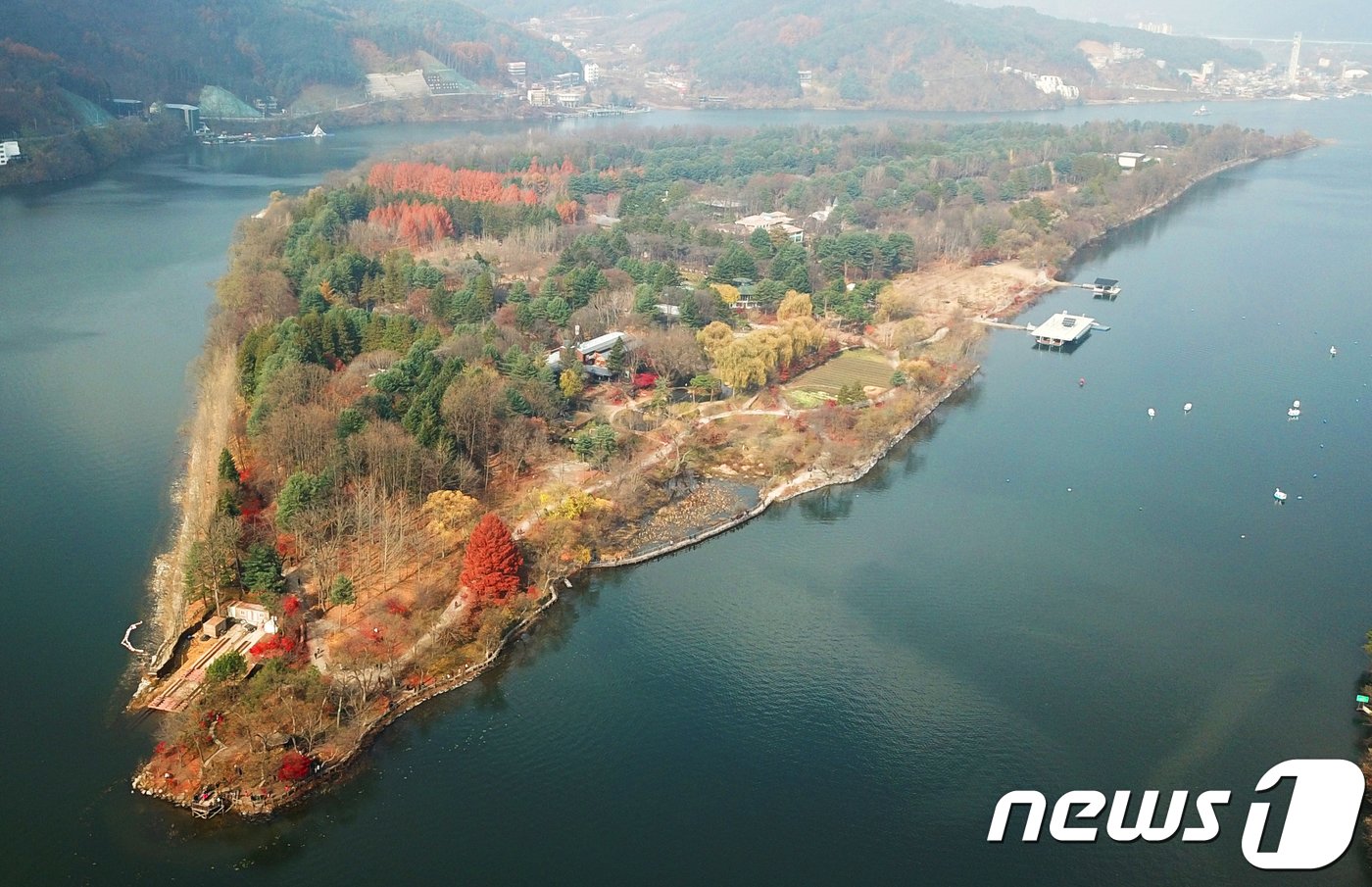 강원 춘천 남이섬 전경.&#40;자료사진&#41;