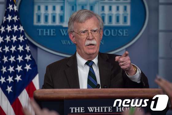 존 볼턴 미국 백악관 국가안보회의(NSC )보좌관. © AFP=뉴스1 © News1