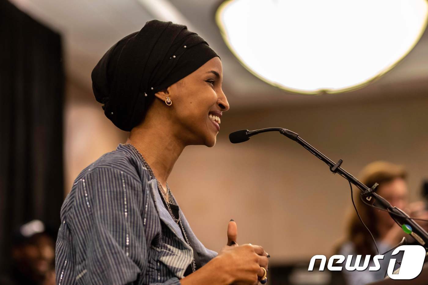 본문 이미지 - 일한 오마르 하원의원.ⓒ AFP=뉴스1