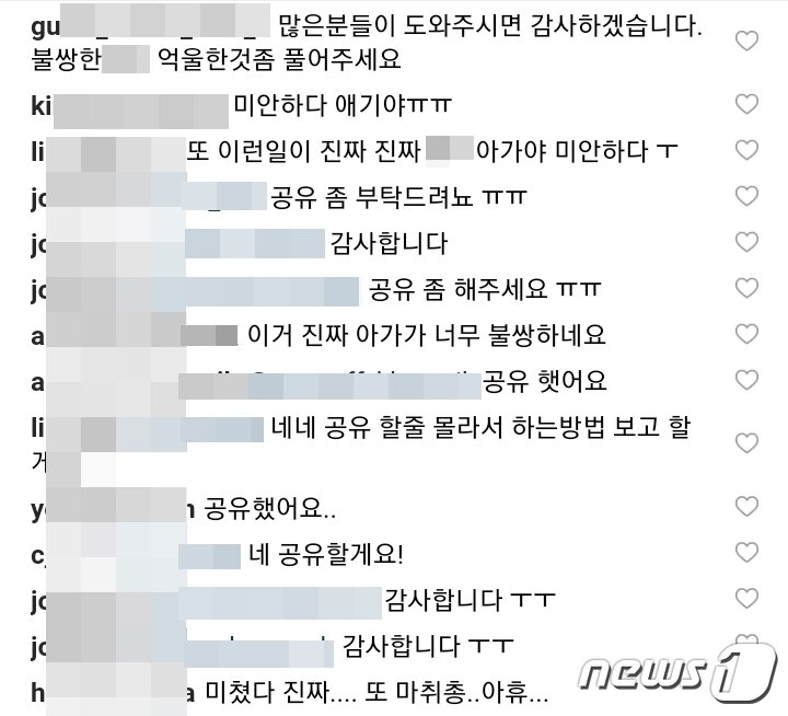 본문 이미지 - 사진 로트와일러 견주 응원댓글 ⓒ News1