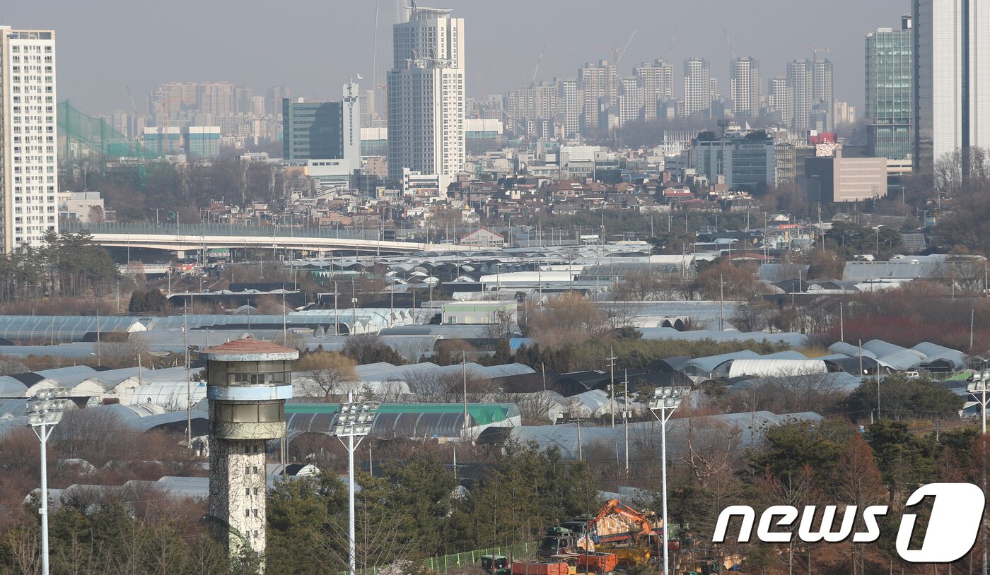 본문 이미지 - 제3기 신도시로 지정된 경기도 과천 지구. 2018.12.19/뉴스1 ⓒ News1 오장환 기자