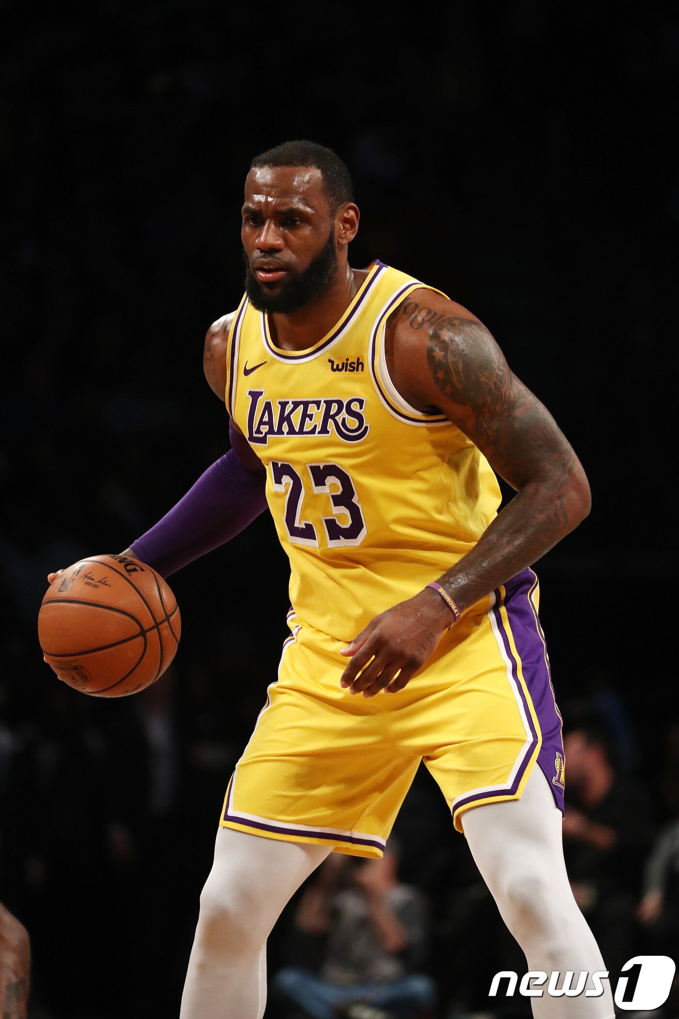 본문 이미지 - LA 레이커스 르브론 제임스. ⓒ AFP=News1