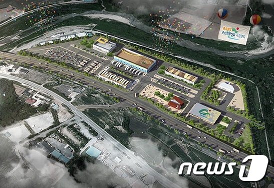 본문 이미지 - 내수면 수산식품산업단지 조감도.ⓒ News1