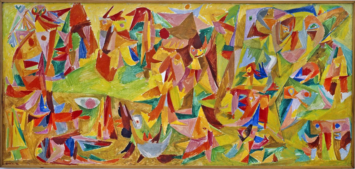 아스거 요른(Asger Jorn), The Troll and the Birds, 1944.(국립현대미술관 제공)