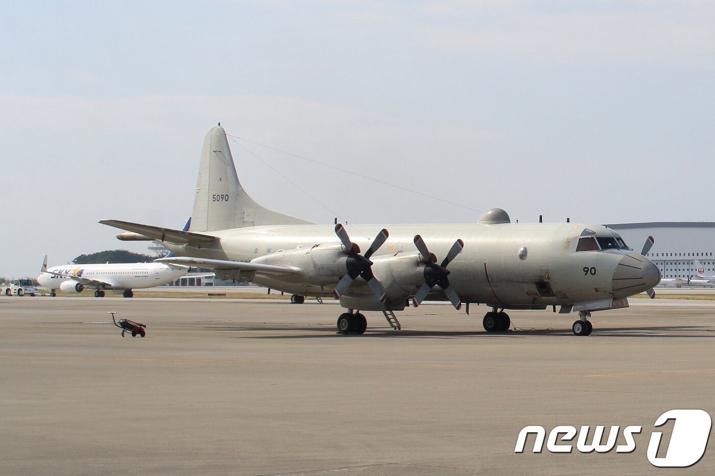 본문 이미지 - 일본 해상자위대 P-3C 초계기. /뉴스1 ⓒ News1 성도현 기자