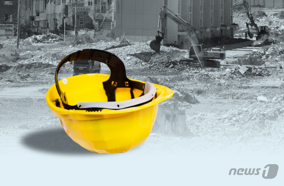 강남 공사현장서 떨어진 건설자재 맞아…60대 남성 근로자 사망