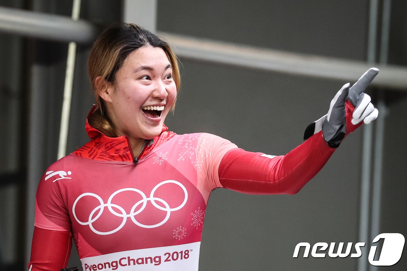 본문 이미지 - 2018 평창동계올림픽 스켈레톤 여자 4차 주행을 마친 정소피아.2018.2.17/뉴스1 ⓒ News1 유승관 기자