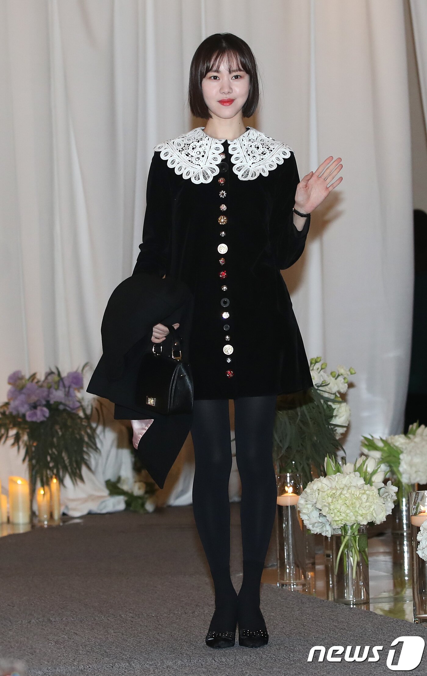 본문 이미지 - 배우 김예원이 3일 오후 인천 영종도 파라다이스호텔에서열린 ‘빅뱅 태양과 민효린’ 결혼식 애프터 파티에 참석하고 있다. 2018.2.3./뉴스1 ⓒ News1 권현진 기자