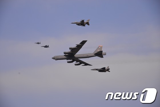 미 공군 전략 폭격기 B-52 스트래토포트리스. © AFP=뉴스1