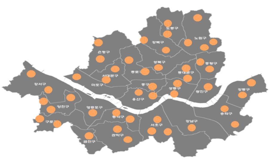 본문 이미지 - 유아 숲 체험 위치도(서울시 제공).ⓒ News1