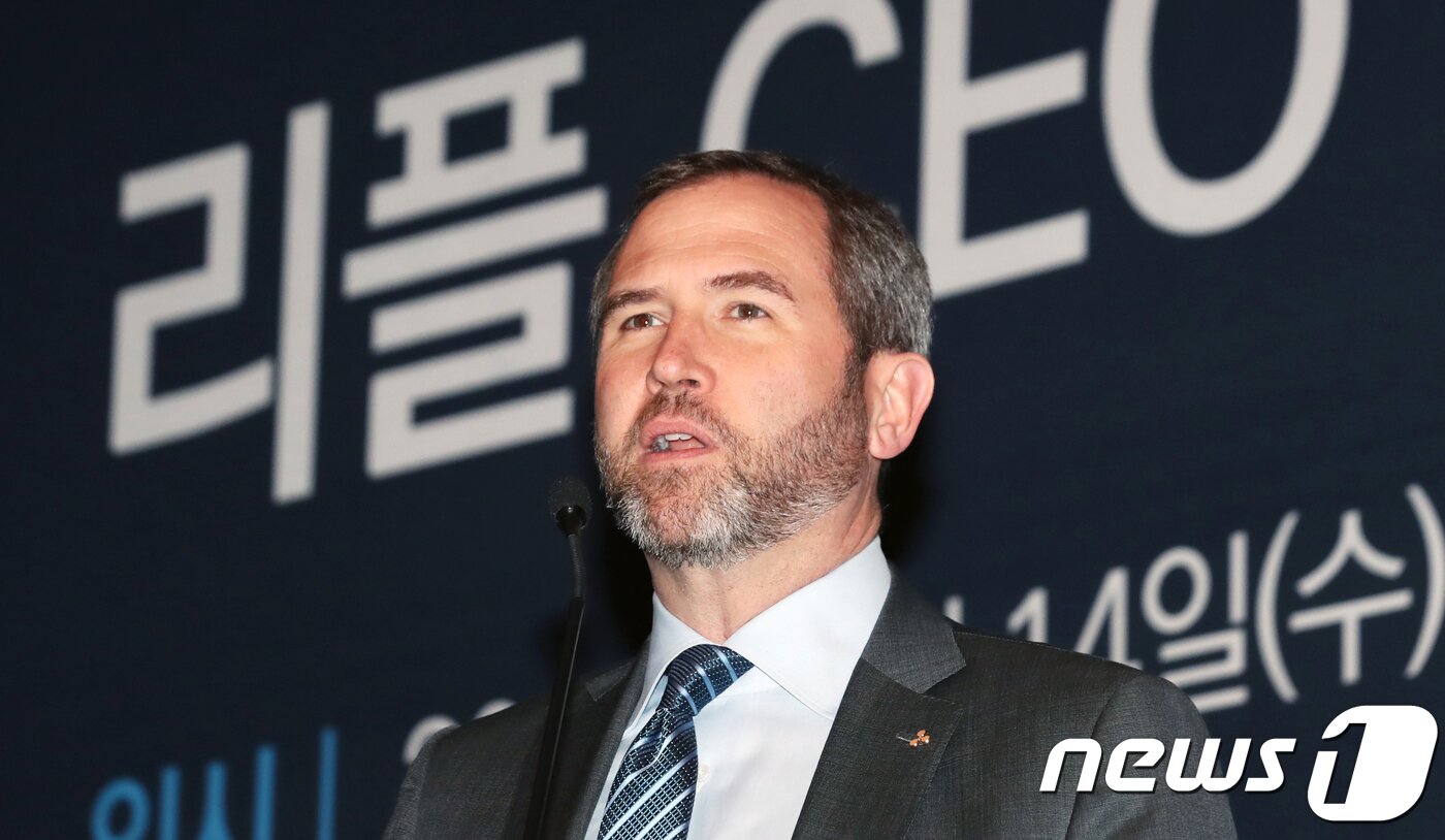 본문 이미지 - 브래드 갈링하우스&#40;Brad Garlinghouse&#41; 암호화폐 ‘리플’ 최고경영자&#40;CEO&#41;. 2018.3.14/뉴스1 ⓒ News1 황기선 기자